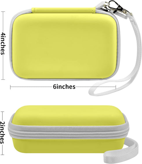 Travel Case for UCOMX Nano/Iseyyox/LISEN/RTOPS 3 in 1 Wireless Charger, Foldable Magnetic Storage Bag, Yellow-Box Only