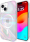 Case-Mate Soap Bubble iPhone 15 Case, 12ft Drop Protection, Compatible with MagSafe, Iridescent Swirl Effect
