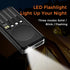 Outdoor Solar Portable Power Bank with Wireless Charging, 10000mAh Battery, IP65 Waterproof