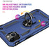 Aozuoton Military Grade Shockproof Phone Case for iPhone 13, Blue