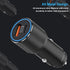 63W Super Fast Car Charger and Cable for Galaxy S23 S22 S24 Plus Ultra/S21 S20 FE,A54 A23 A53 A14 A13 A55 A15 A25,Z Fold 4 5/Z FILP,2-Port (USB C 45W+USB A 18W) Adapter Phone Cigarette Lighter