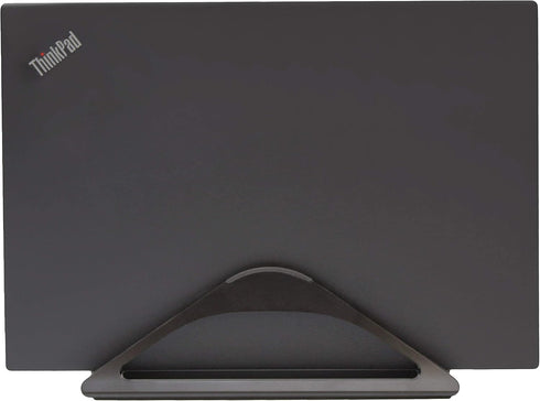 HumanCentric Vertical Laptop Stand (Matte Black) | Adjustable Holder for Apple MacBook, MacBook Pro & Other Laptops