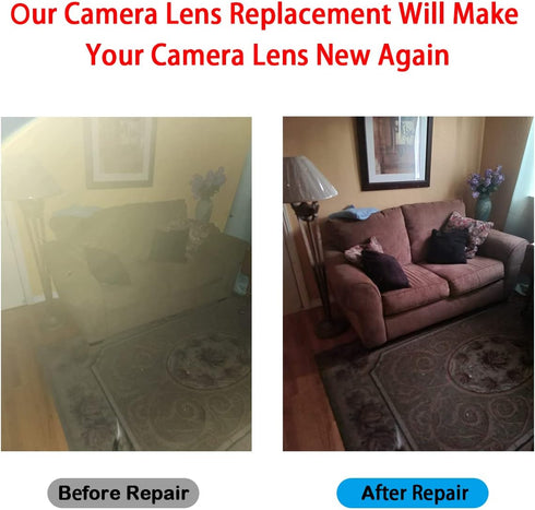 2 Set Back Camera Lens Replacement for Samsung Galaxy S22 and 22+ Plus with Professional Repair Tool Kit and