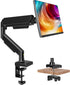 Hemudu Single Monitor Mount, Gas Spring Arm for 17-32 inch Screens Adjustable Monitor