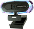 ceabulila 1080P 60FPS Streaming Webcam with Autofocus, Microphone, RGB Light and Tripod, USB