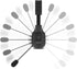 Aluratek Wireless Bluetooth 5.0 Headset ABHM100F, Hi-Fi Over-Ear Headphones with Noise Cancelling, Comfortable