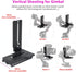 Akeipho RSC2 RS2/ RS3 L Bracket Vertical Mount Quick Release Plate for DJI Ronin / / S, Zhiyun Weebill S Gimbal, DSLR