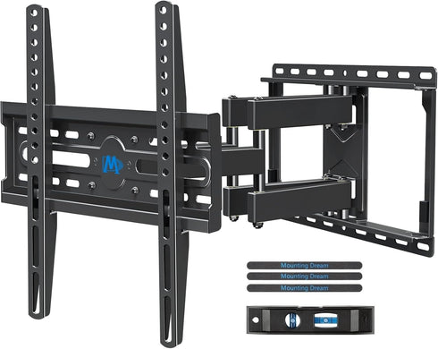 Mounting Dream TV Wall Mount for 32-65 Inch TV, Full Motion with Swivel and Tilt, Articulating Dual Arms, Max VESA