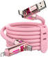 MFish 240W 4-in-1 Charging Cable with Carrying Case, 6.6FT Fast Charger USB-A