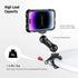 NEEWER Super Clamp with Cold Shoe & 1/4 Inch/3/8 Inch Thread Holes, Max Load 4 kg, Crab Shaped Tripod Holder, Red ST81