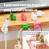 LXNIEPAN 24Pcs Creative Silicone Thumb Cable ClipsSelf Adhesive Fun Cord Holders for Desk Wall Car Nightstand, Cord