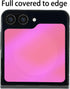 Samsung Galaxy Z Flip 5 2023: Inner Privacy Soft Film + Outer Anti-Blue Tempered Glass Mirror, Anti-Peeping Gradient.