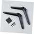 Happyyami 2Pcs Tv Mounting Brackets Stable Tabletop Tv Stand Holder with Non Slip Base Easy Installation No Drilling