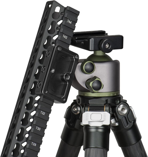 FANAUE FGP-65 Picatinny Arca-Swiss Compatible Rail Plate, CNC Machined Aluminum Tripod Dovetail Adapter