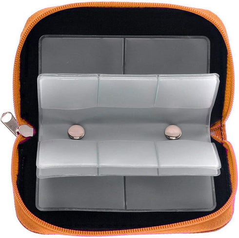 Memory Card Case, Carrying Case for Micro SD, Mini SD and 4X CF, Card Holder Bag for Media Storage Organization