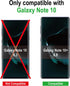 AACL Screen Protector for Samsung Galaxy Note 10 Plus,6.8 Inch,Curved Tempered Glass,Compatible with Ultrasonic Fingerprint Scanner,2 Pack