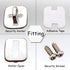 Security Anchor Base Plate for Keyed or Combination Cable Locks, Desk Mount Accessory