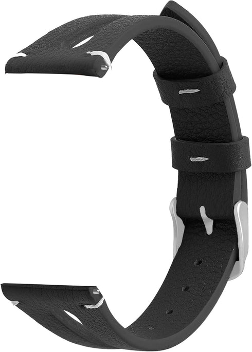 ID208 Plus Smart Watch Band, Lamshaw Slim Vintage Leather Strap Replacement Compatible for Quican ID208 Plus 1.8 Inches, aeac ID208 Plus, WMK ID208 Plus 1.8 Inches Smart Watch, Fitpolo ID208 Plus 1.8'' Smart Watch