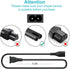 2 Prong AC Power Cord for ONN. 100008734 100008736 Large Medium Party Speaker, Roku Smart Soundbar Replacement