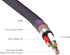 Prefffair Power Cables HiFi Shielded US Power Cord, 12AWG 4N OFC Copper with 24K Gold Plated Connector