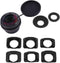 ZZIOLYTHICTRADING 1.5X Fixed Focus Viewfinder Eyepiece Magnifier for DSLR Camera, Durable Eyecup with