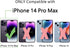 FanTEK 14 6.7 Inch, Phone Case Compatible with iPhone Pro Max Magnetic Case Clear Protective Bumper Hard Back Cover