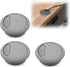 Modket M4327-51-GRY-3 PC Computer Cord Cable Organizer Hole Cover - 2" Gray Plastic Desk Grommet, 3 Pack