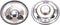 uxcell 3W 4 Ohm DIY Magnetic Speaker, 50mm Round Shape Replacement Loudspeaker, 2pcs