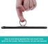 ralhaywi 2pcs Kickstand360 Diamond Phone Ring Stand HolderRound Transparent Phone Ring Degree Rotation Finger Grip
