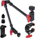 Socpuro 22" Magic Arm w Clamp Mount, Adjustable Overhead Phone Mount Stand, Articulating