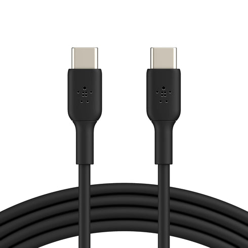 Belkin USB-C to USB-C Cable (1M/3.3ft) - Fast Charging for iPhone 15, Galaxy S23, Pixel, iPad Pro - Black