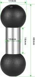FANAUE 17mm 17mm Aluminum to Ball Head Adapter, Compatible with Garmin and Other GPS Devices with Connection