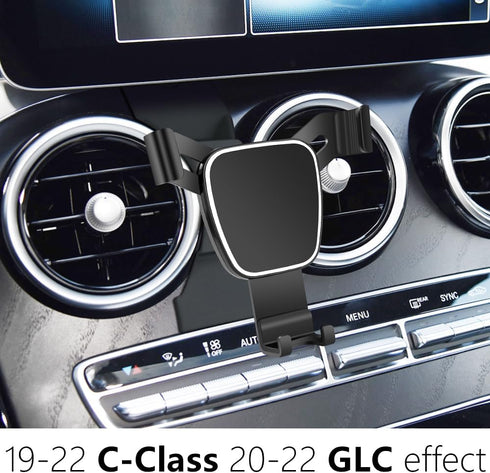 Car Phone Holder for Mercedes Benz C Class 2014-2018, GLC Class 2015-2019, Auto Accessories Navigation Bracket