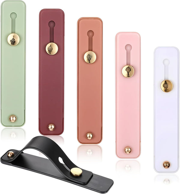 Psyqtsuary 6 Pcs Portable Phone Grip Phone Holder for Hand Universal Phone Strap