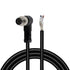 M8 Aviation Sensor Cable 5 Pin, Lonlonty M8 Industrial Connector Shielded Cable, 6.5Ft