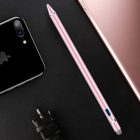 AICase Stylus Pens for Touch Screens - 1.45mm High Precision Point, Active Smart Digital Pen for iOS and Android (Rose