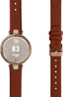 kwmobile Real Leather Watch Strap for Garmin Lily Sport, Replacement Sports Wristband with Clasp
