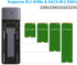 M.2 NVMe SATA SSD Enclosure Adapter, Tool-Free USB 3.2 Gen2 10Gbps External NVMe to USB PCI-E SATA