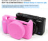 Easy Hood Camera Case for Sony ZV-1 with Removable Lens Cover, Anti-Scratch Slim Fit Silicone - Pink