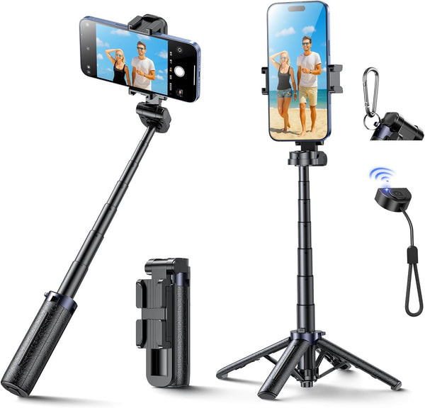 Hesheng MINI Selfie Stick for Phone,Portable Small Size Travel Compact Phone Selfie Stick