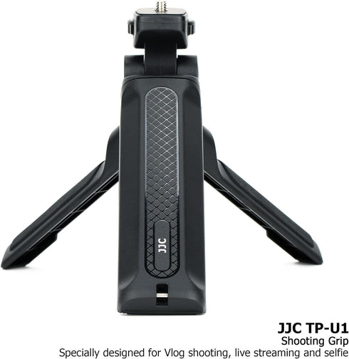 Portable Camera Mini Shooting Grip Tripod for Sony ZV-E10 ZV-1 A6700 A6600 A6500 A6400 A6300 A6100 A7C RX100VII for Canon R7 R10 R50 R100 M200 M6 M50 Mark II G7XIII for Panasonic G85 for Nikon Z50 Z30