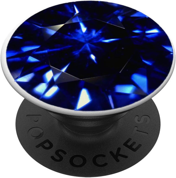 PopSockets PopGrip Sapphire - September Birthstone: Swappable Grip for Phones & Tablets