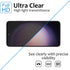 2 Pack Privacy Screen Protector for Samsung Galaxy S23, Anti-Spy Tempered Glass, Ultra HD, Bubble-Free