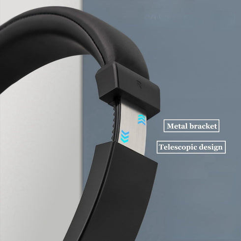 Wireless Bluetooth TV Headphones, HiFi Stereo Over Ear Headphones with Soft Earmuffs, Lightweight Wireless Headphones