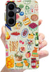 Generic S26 Case for Samsung Galaxy Plus,Camera Protection Soft Frosted Phone Case - Aesthetic Fruit Vegetables