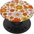 Retro Groovy Daisy Floral Flowers Aesthetic Hippie Phone PopSockets Swappable PopGrip