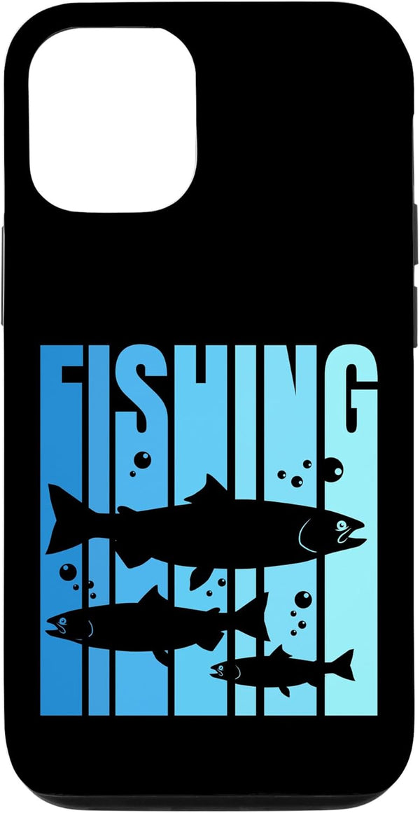 Salmon Fishing Gifts for Men & Women King Salmon Chinook Salmon Fishing Case for iPhone 12/12 Pro
