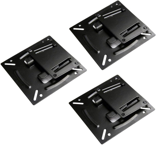 KICHOUSE 3pcs LCD Tv Wall Mount Bracket 14-24 Inch Metal Stand Holder Fixed