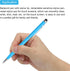 MECCANIXITY 6pcs Metal Stylus Pen Ballpoint Pen 2 in 1 Universal Retractable Ink Pen with Stylus Tips for All