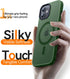 CANSHN iPhone 11 Case - Slim Shockproof Bumper, Translucent Matte, Deep Green, Compatible with MagSafe, 6.1 Inch.